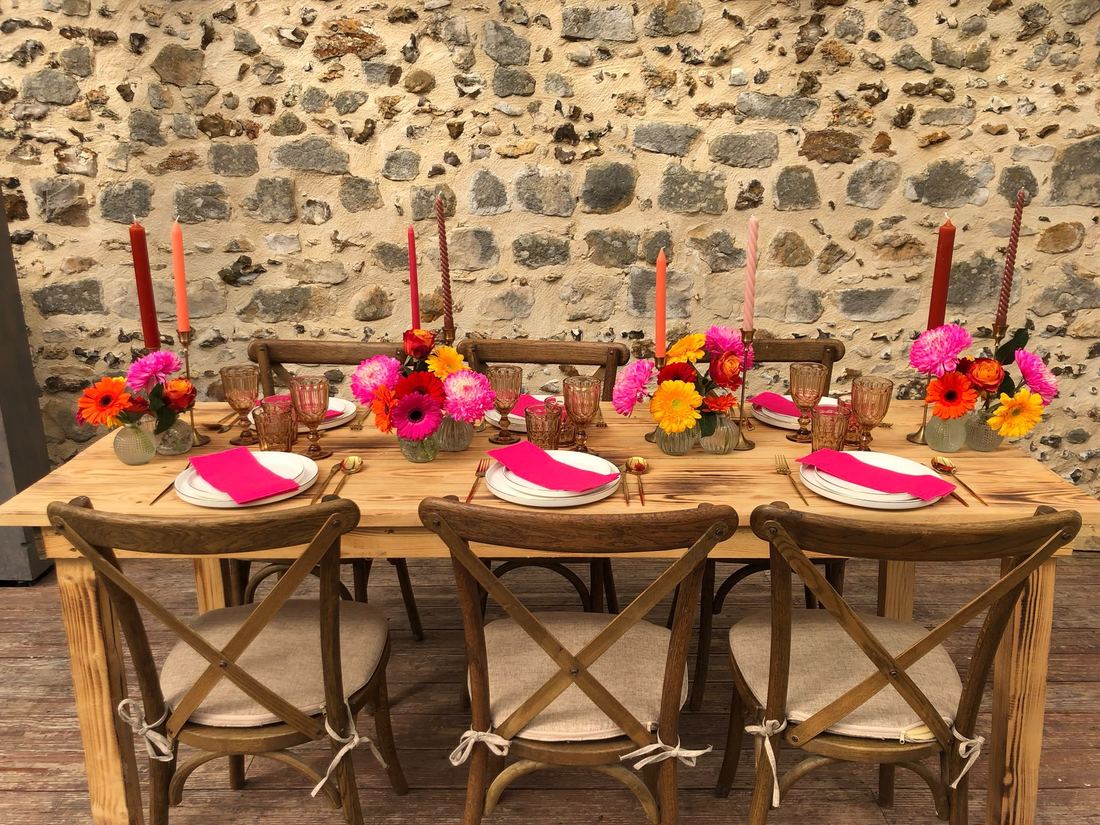 Table colorée